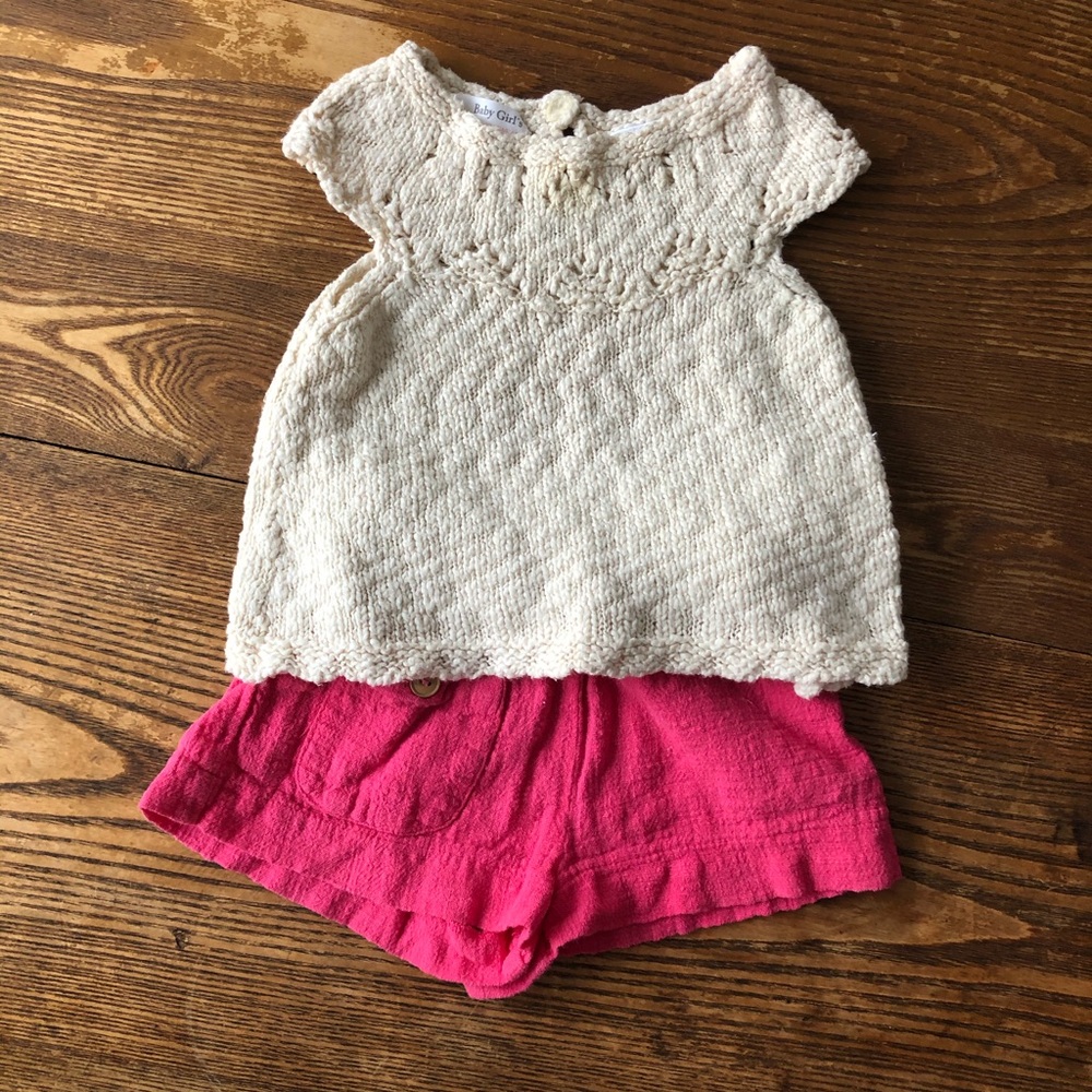 Zara Knit Tank and Shorts Set
